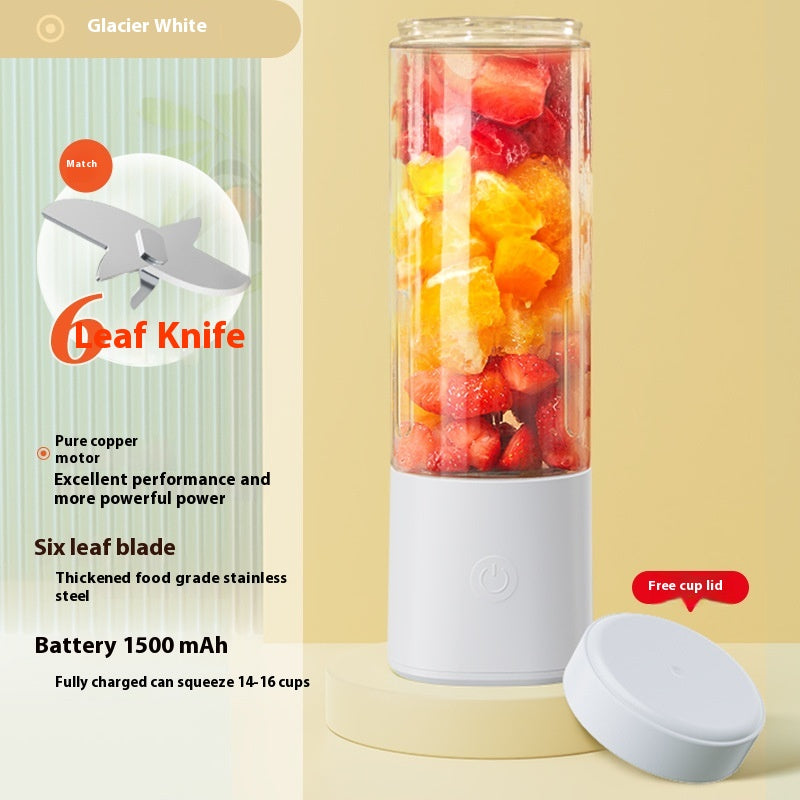 Portable USB Rechargeable Mini Blender – Personal Smoothie & Juice Maker (500ml)