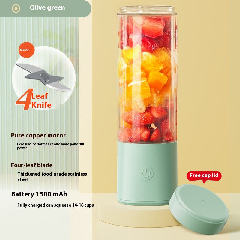 Portable USB Rechargeable Mini Blender – Personal Smoothie & Juice Maker (500ml)