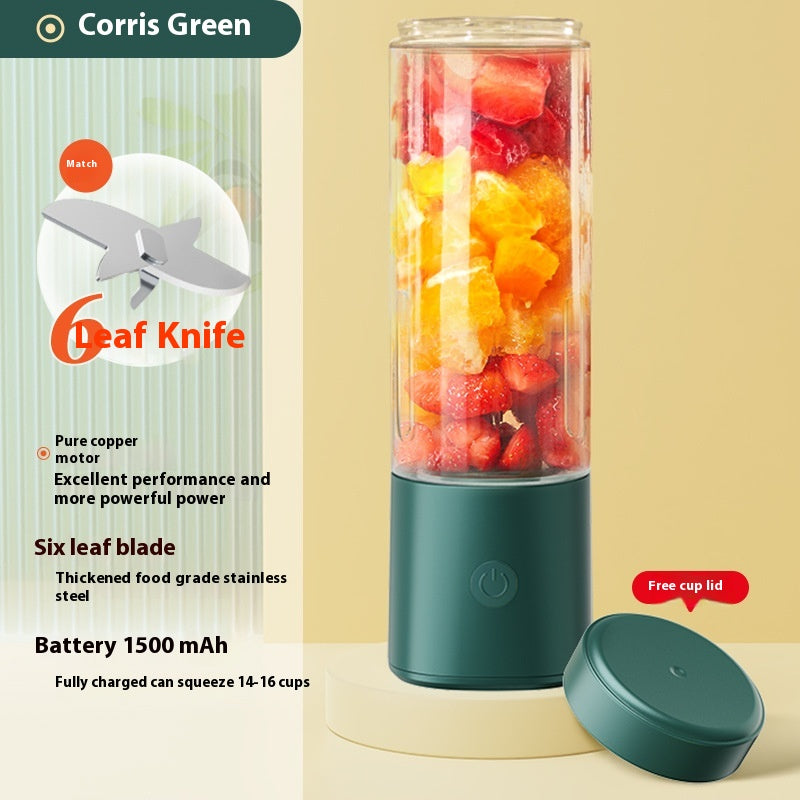 Portable USB Rechargeable Mini Blender – Personal Smoothie & Juice Maker (500ml)