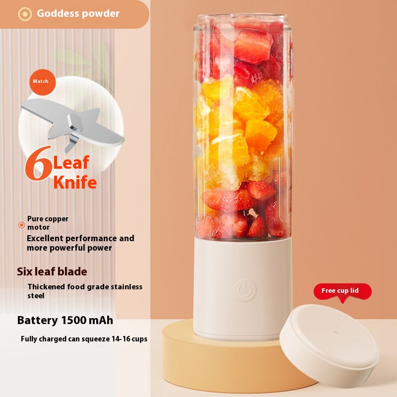 Portable USB Rechargeable Mini Blender – Personal Smoothie & Juice Maker (500ml)