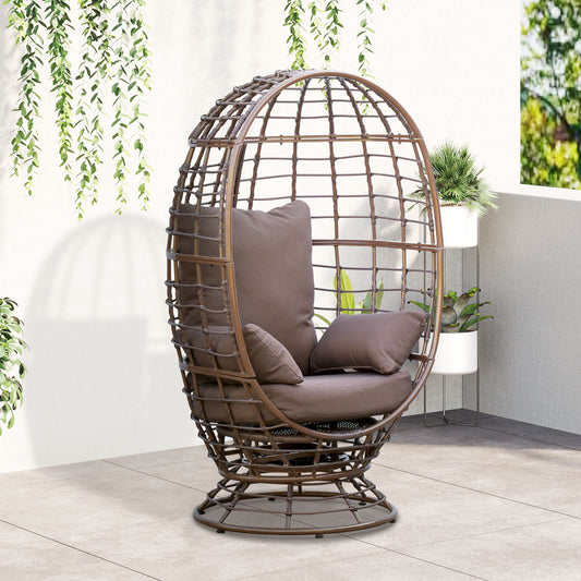 Egg Chair – 360° Swivel Rattan Lounge Chair